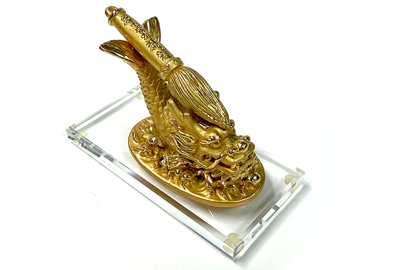 獨占鰲頭(魚+筆)擺飾